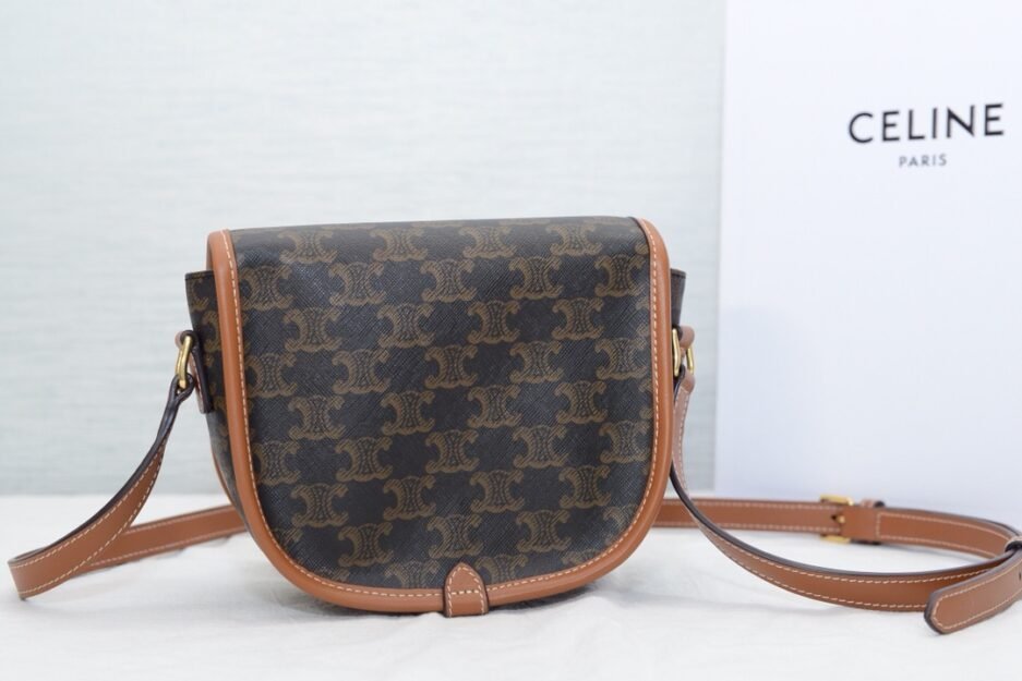 Celine Folco Medium Brown