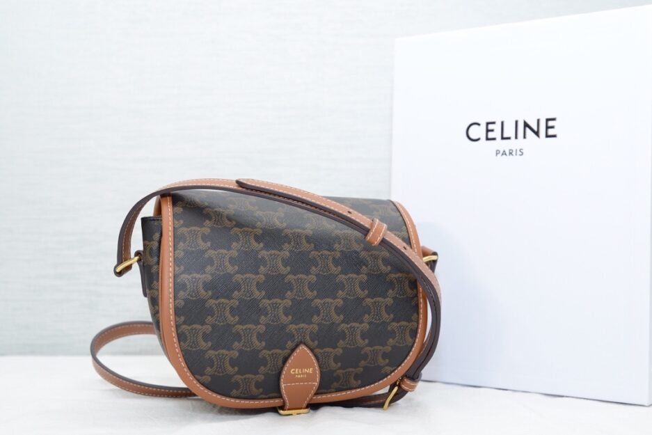 Celine Folco Medium Brown