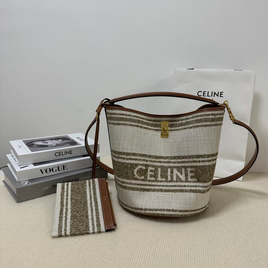 Celine Triomphe Bucket 16 Three