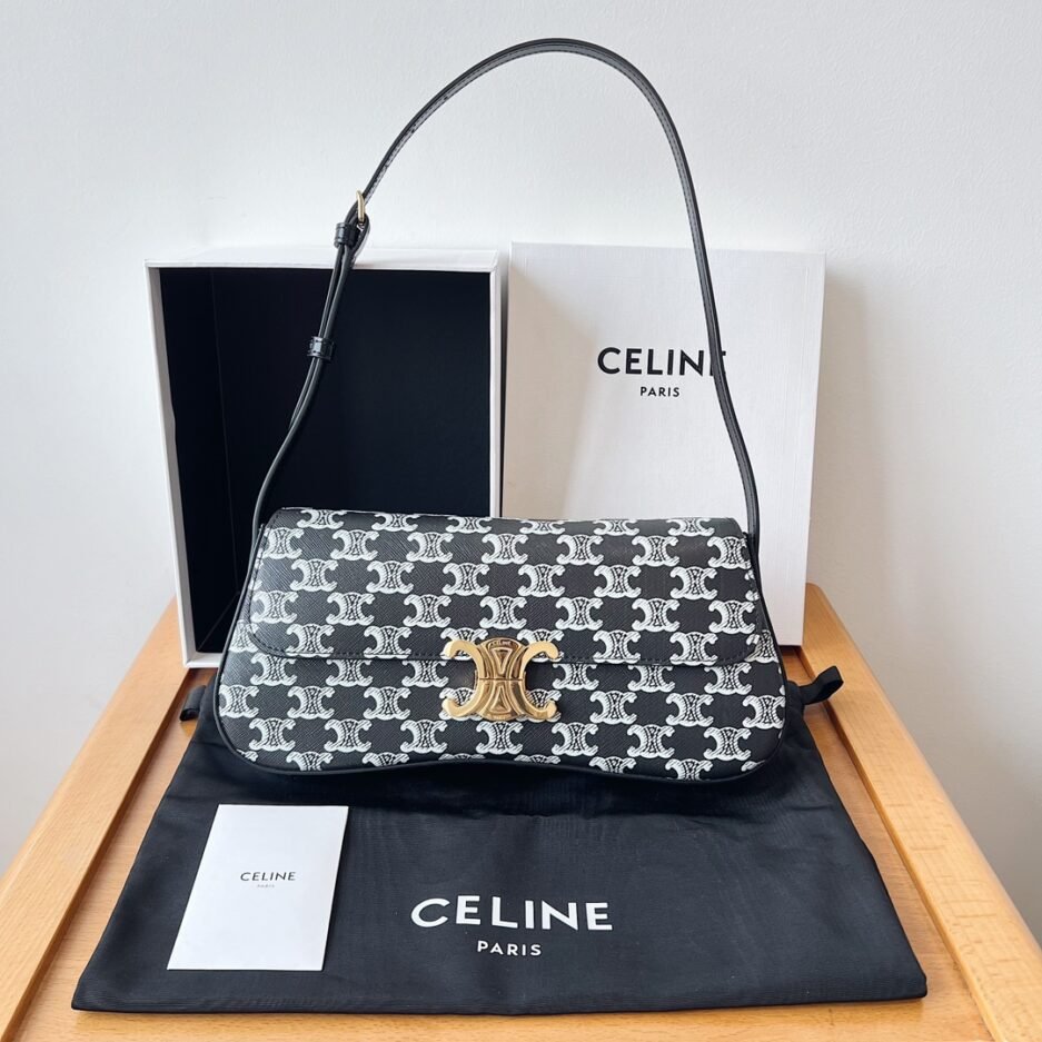 Celine Lola Bag Big WhiteBlack GHW